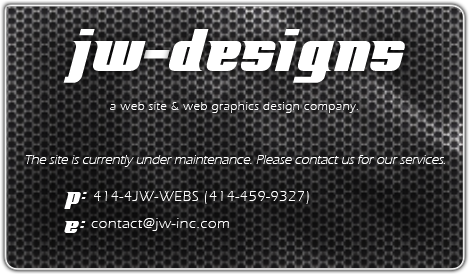 Welcome to JW-Design: a web site & web graphics design company.